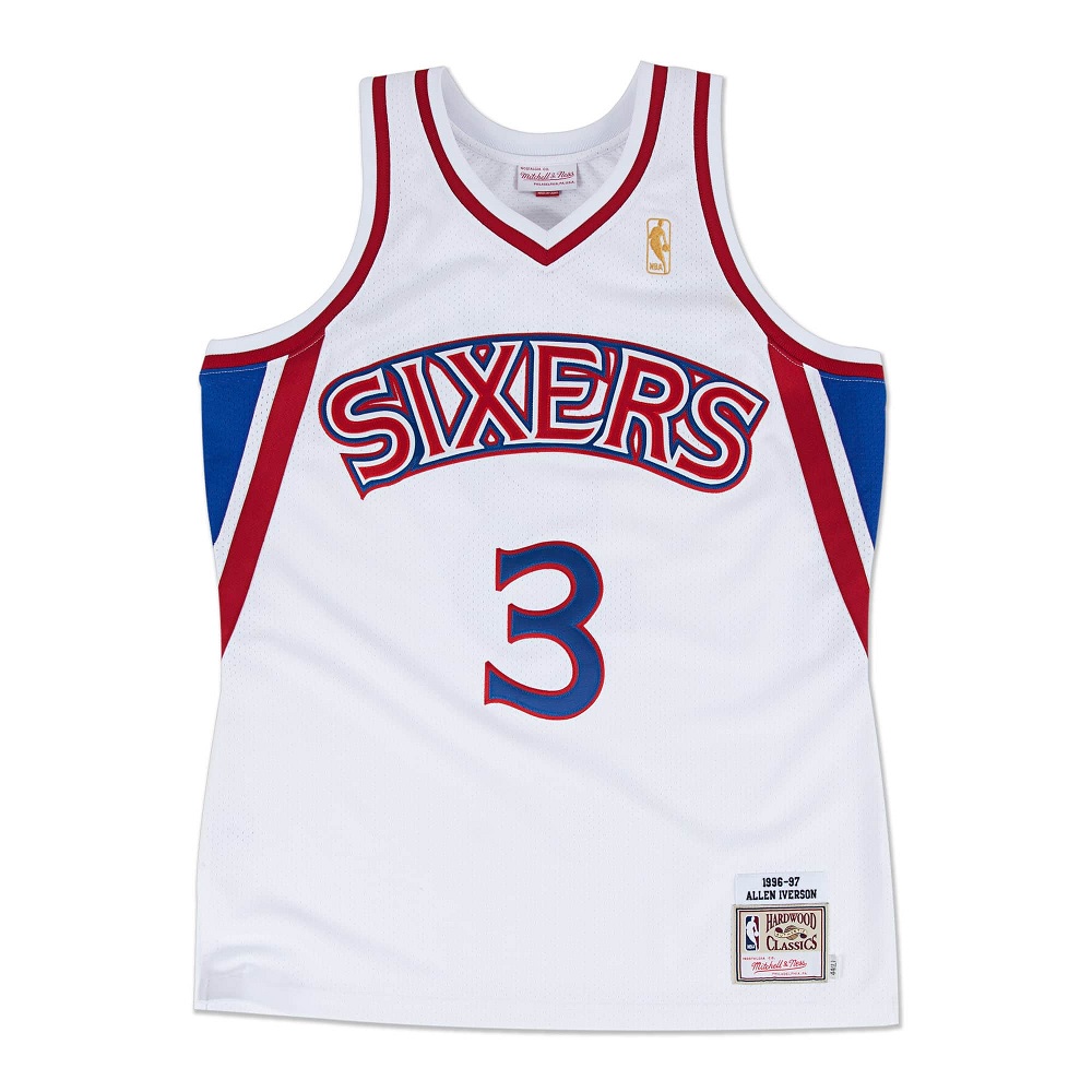 Men's Mitchell & Ness Allen Iverson White Eastern Conference 2003