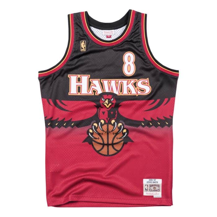 Steve Smith NBA Atlanta Hawks Hardwood Classic 1996-1997 Mitchell