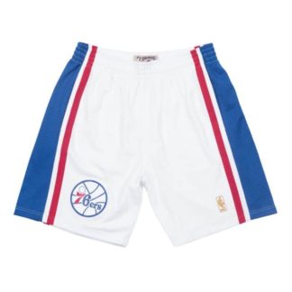 Men Philadelphia 76ers 2000-01 Hardwood Classics Basketball Just Don Black  Shorts - 76ers Shorts - sixers boathouse row 