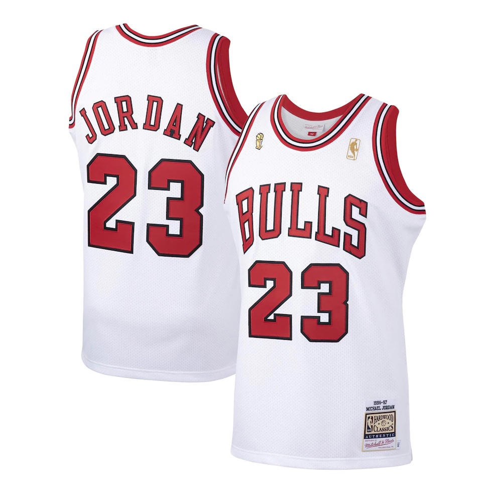 🏀 Get the Michael Jordan '96 Authentic Jersey in white