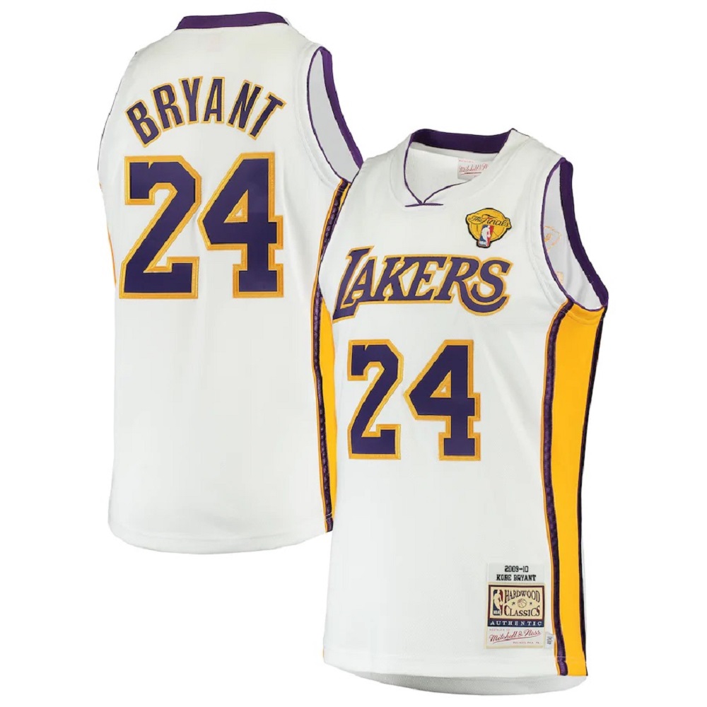 Kobe Bryant Los Angeles Lakers Mitchell & Ness 2009-10 Hardwood Classics  Authentic Jersey - White - ANZ Style