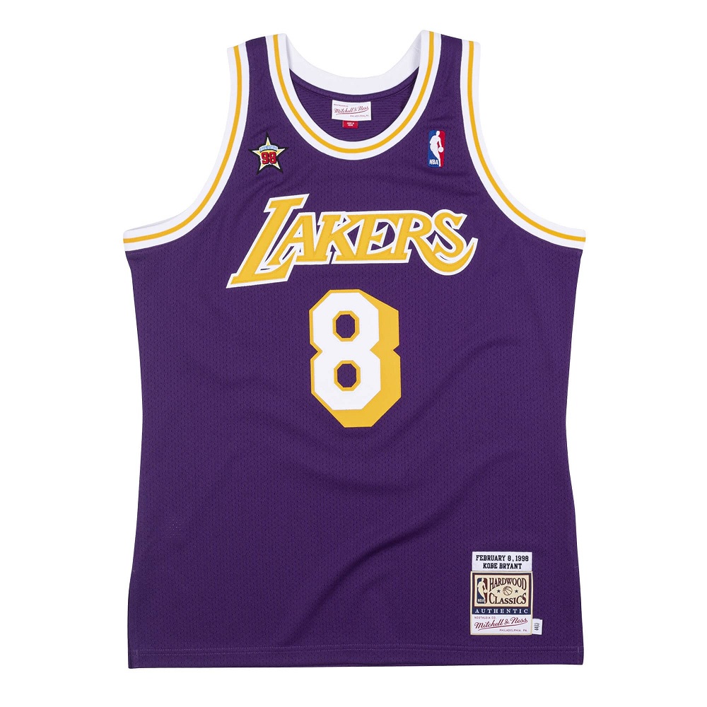 Kobe Bryant NBA All star Hardwood Classic 1998-1999 Mitchell & Ness Mens  Purple Authentic Jersey – Stephen Sports