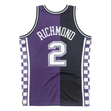 Men's Mitchell & Ness Mitch Richmond Purple Sacramento Kings Hardwood Classics Swingman Jersey Size: Medium