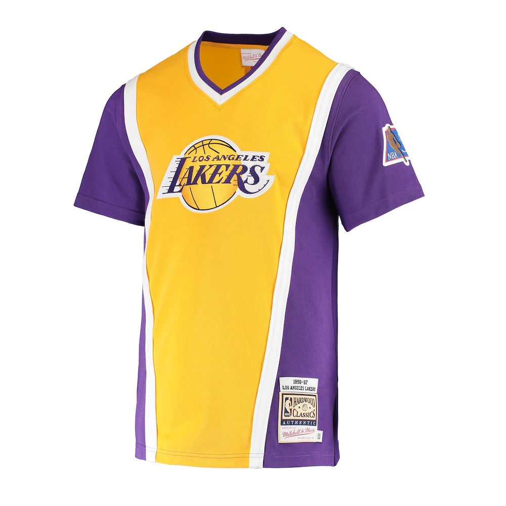 Men's Los Angeles Lakers Kobe Bryant Mitchell & Ness Gold 1996-97 Hardwood  Classics Authentic Player Jersey