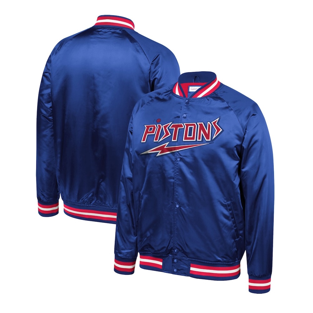 Pistons hot sale satin jacket