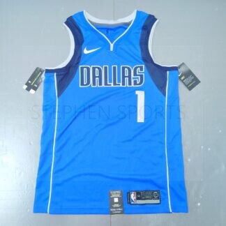 Dallas Mavericks Dennis Smith Jr jersey mens size 50 swingman Nike blue