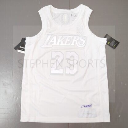 Nike Men's NBA Los Angeles Lakers LeBron James MVP White Jersey