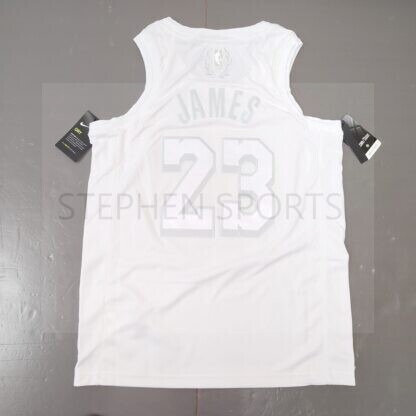 Nike Men's NBA Los Angeles Lakers LeBron James MVP White Jersey