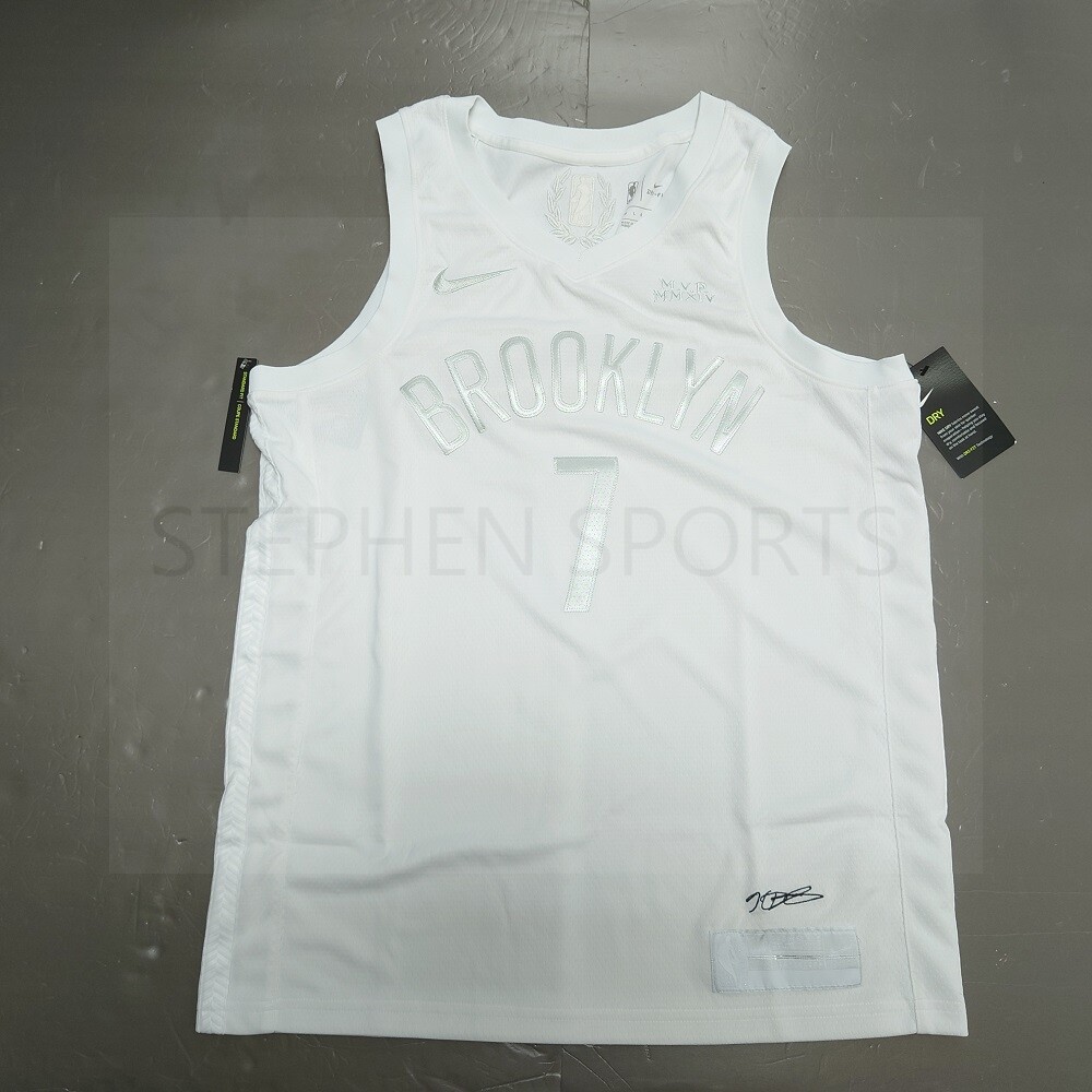 Nike Men's NBA Brooklyn Nets Kevin Durant #7 White MVP Dri-FIT Swingman Jersey