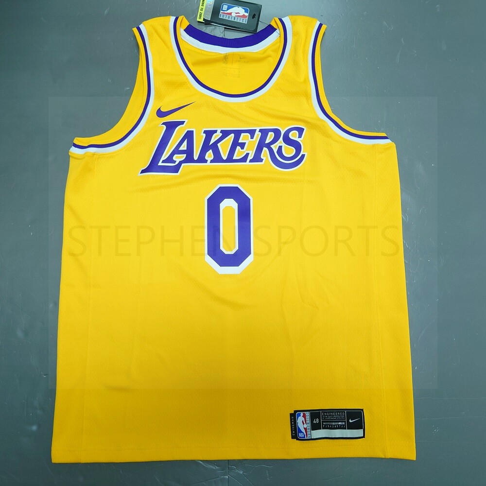 Nike Men's Kyle Kuzma Los Angeles Lakers City Edition Swingman Jersey - Yellow