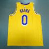 Men 0 Kyle Kuzma Jersey City Edition Black Los Angeles Lakers