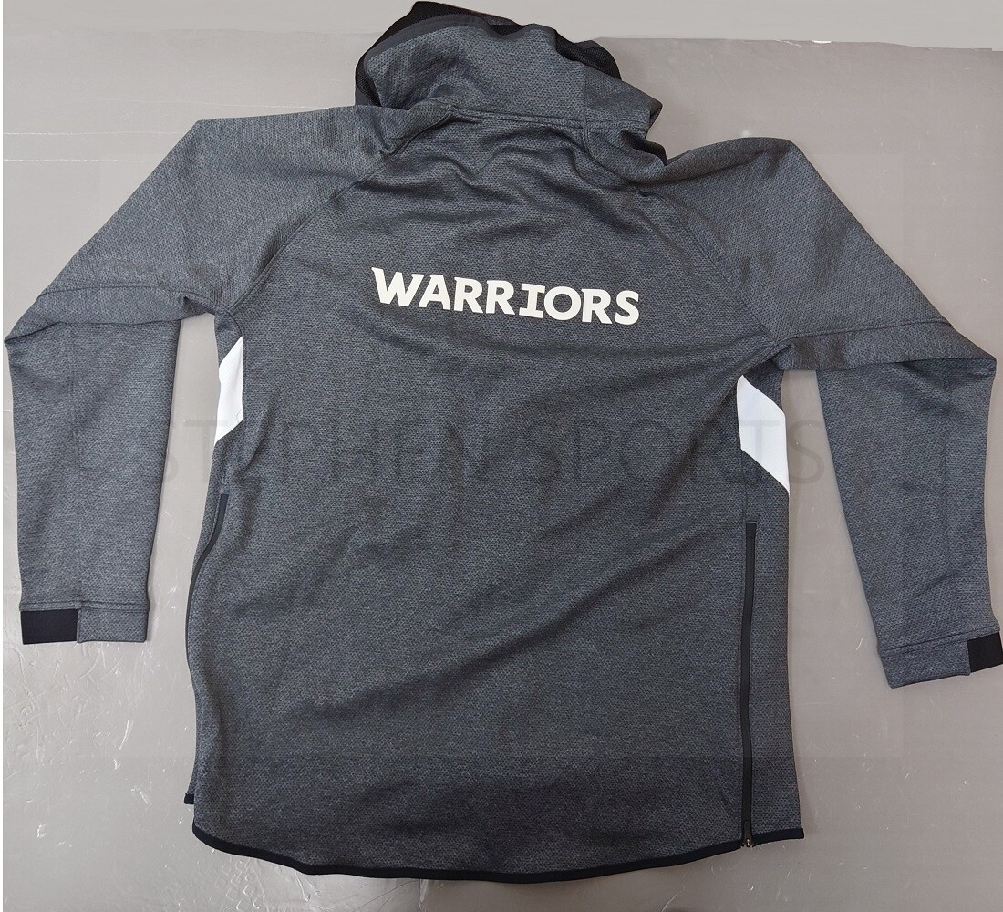 Golden State Warriors Nike Authentic Showtime Therma Flex Performance  Full-Zip Hoodie - Heathered Black
