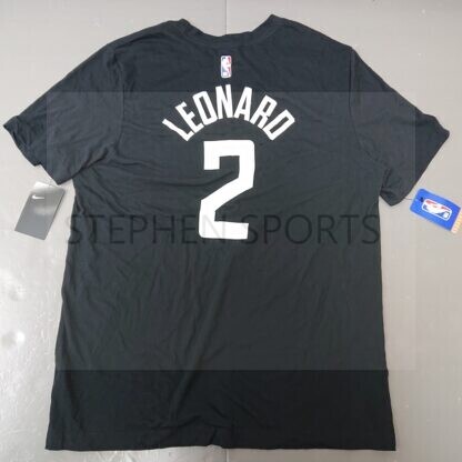 Nike Men's NBA Los Angeles Clippers Kawhi Leonard #2 Dri-FIT Black Earned Edition T-Shirt