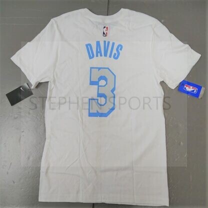 Nike Men's NBA Los Angeles Lakers 2020-21 City Edition Anthony Davis #3 Cotton T-Shirt
