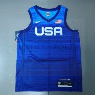 USA (Road) Limited Men's Basketball Jersey Color: Obsidian/White