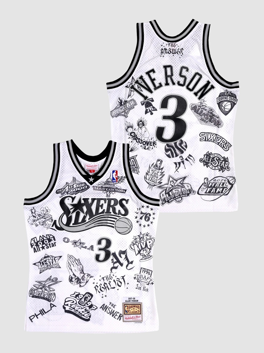 Mitchell & Ness Men's Allen Iverson White Eastern Conference 2003