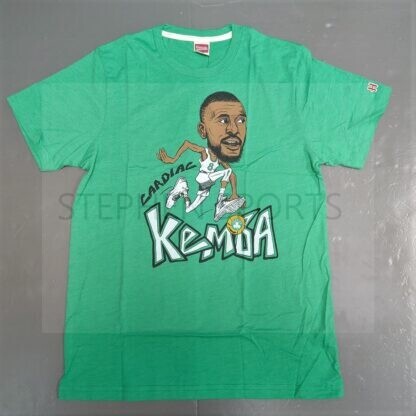 Homage NBA Boston Celtics Kemba Walker Caricature Tri-Blend T-Shirt - Kelly Green