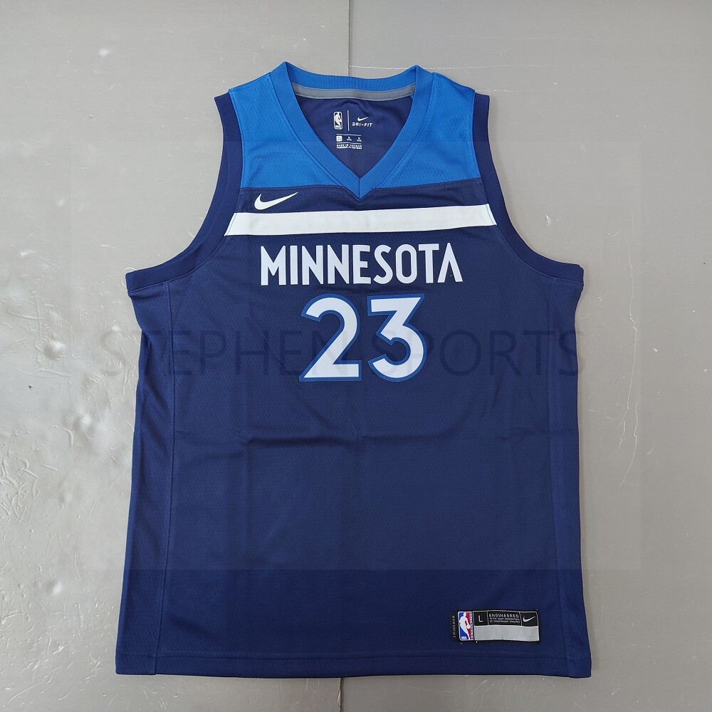 Minnesota Timberwolves Nike Icon Edition Swingman Jersey - Navy