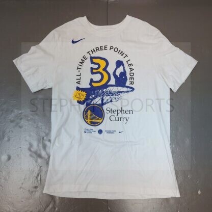 Nike Men's NBA All-Time 3-Point Leader White T-Shirt