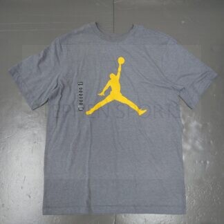 Jordan Jumpman Crew T-Shirt Carbon Heather/Yellow