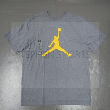 Jordan Jumpman Crew T-Shirt Carbon Heather/Yellow