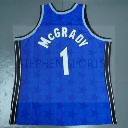 Mitchell & Ness Mens NBA Orlando Magic Hardwood Classic 2000-2001 Tracy McGrady blue Swingman Jersey