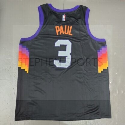 Nike NBA Phoenix Suns 2020-2021 City Edition Chris Paul Swingman Black Jersey