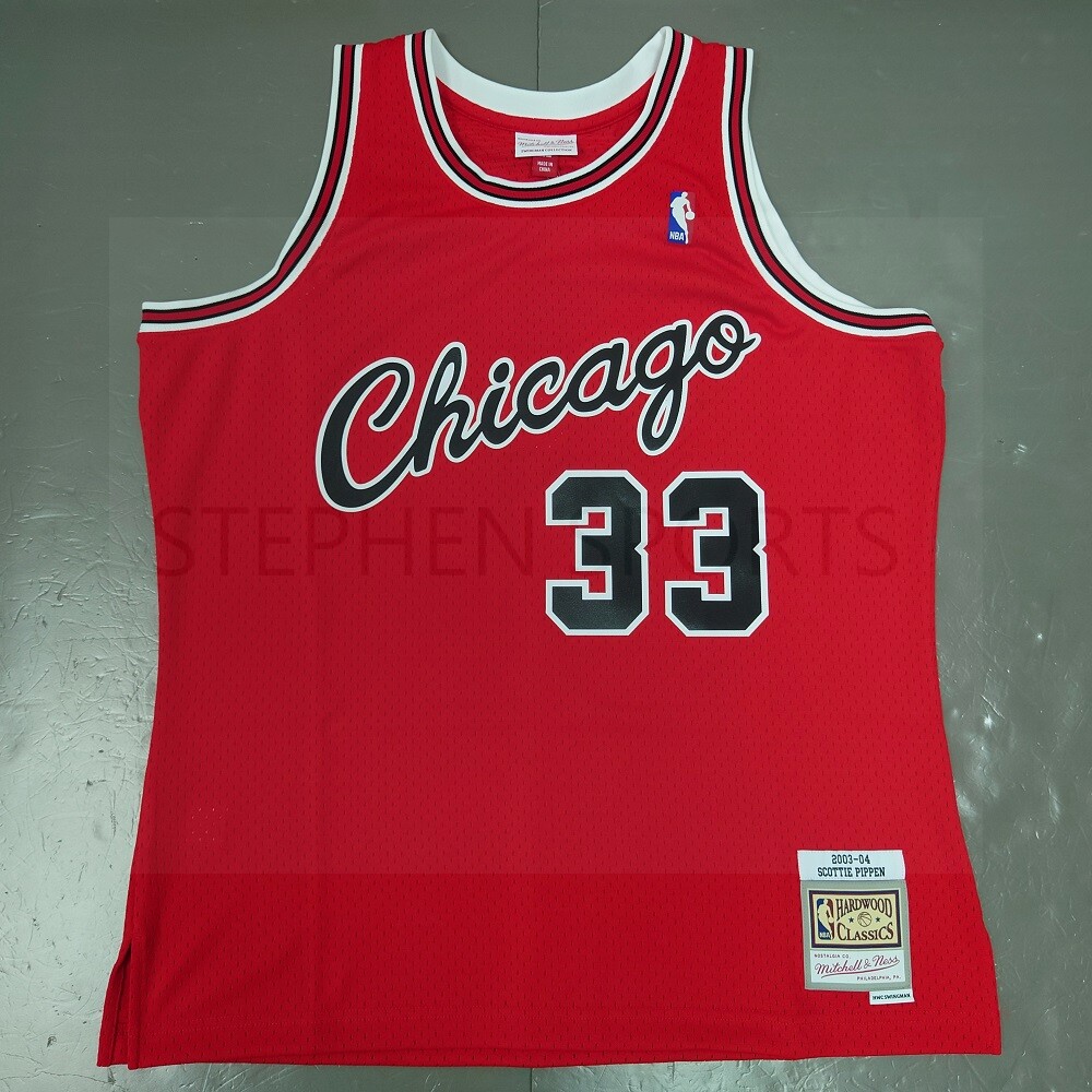 Scottie Pippen Chicago Bulls Mitchell & Ness 2003-04 Hardwood Classics  Reload 3.0 Swingman Jersey - White