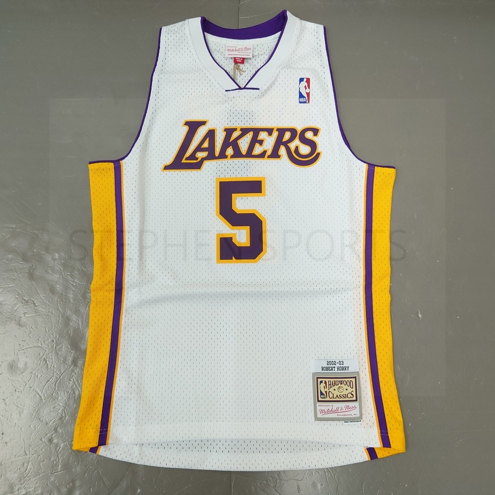Mitchell & Ness NBA Los Angeles Lakers Robert Horry Swingman Jersey White