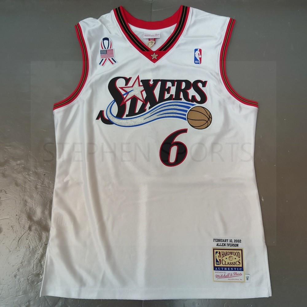 NBA Allen Iverson 2004 All-Star Authentic Jersey By Mitchell & Ness - Royal  - Mens