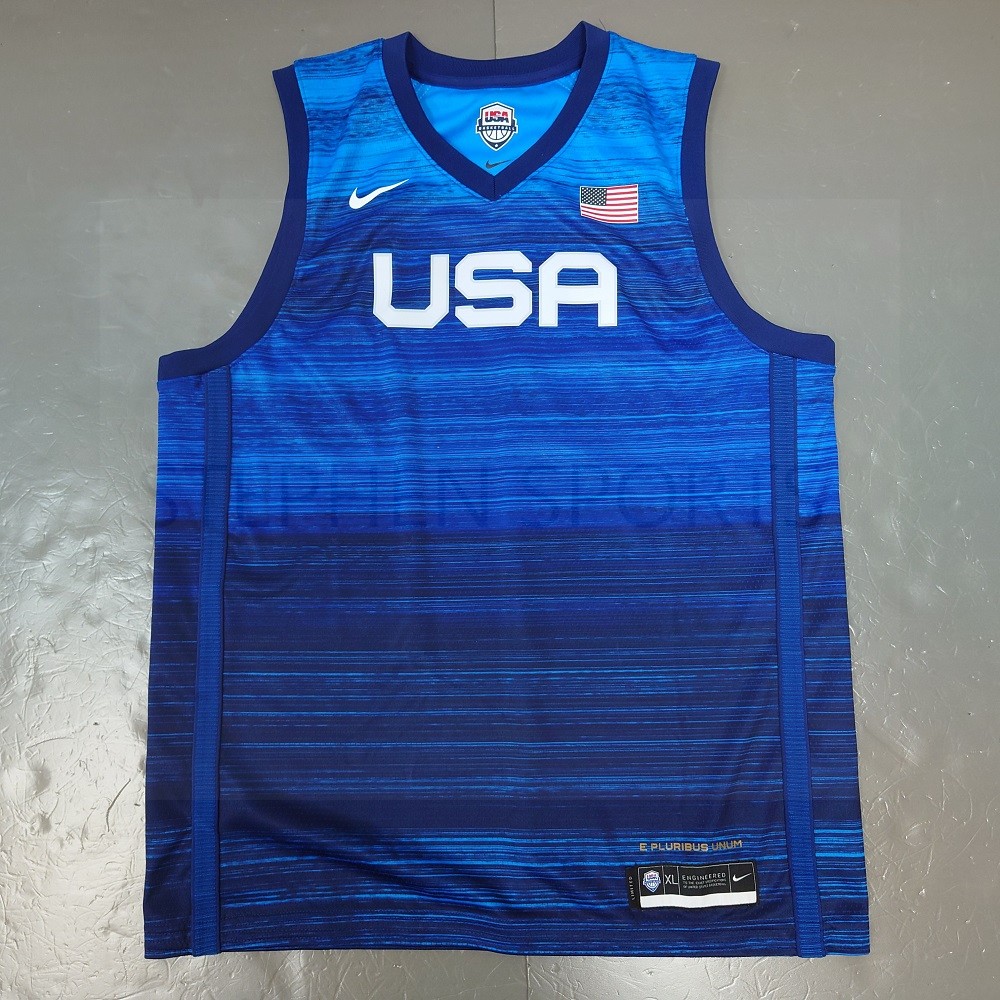 Nike Youth USA Basketball Olympics Dri-FIT Blue Swingman Jersey