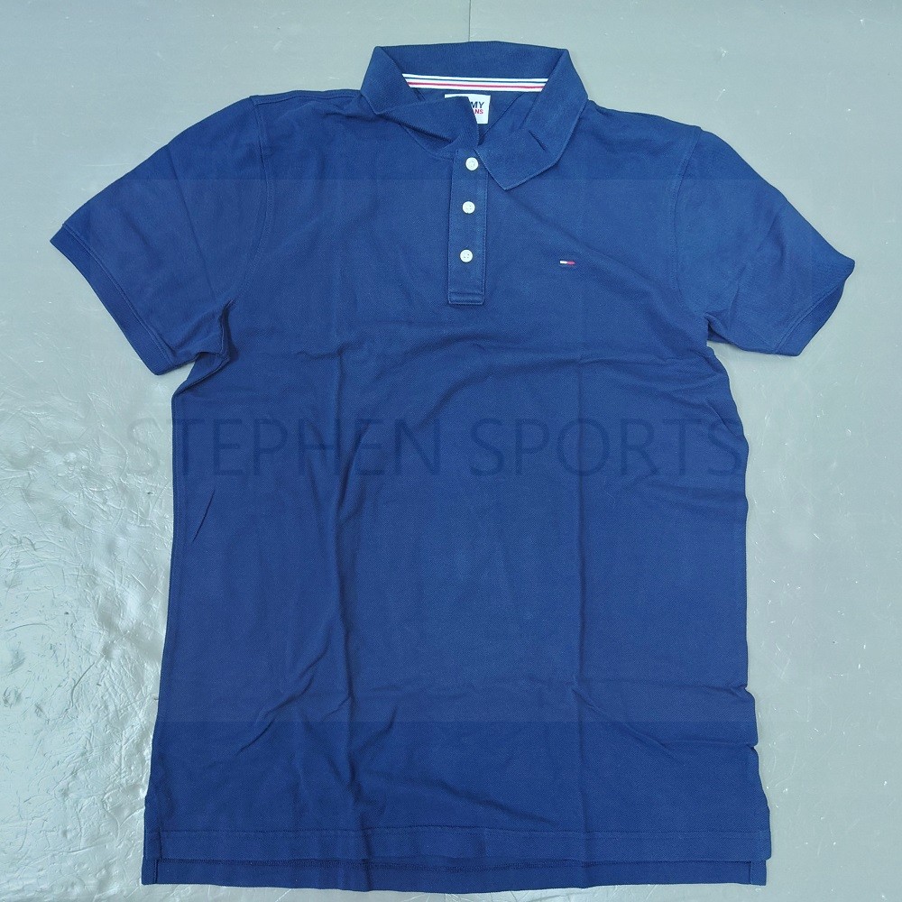 Tommy Jeans Navy Polo Shirt