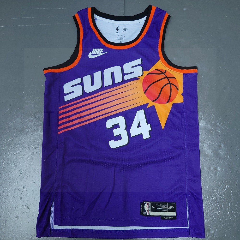 Nike NBA Phoenix Suns Classic Edition Charles Barkley Purple Swingman Jersey