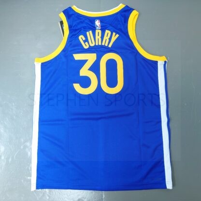 Nike NBA Golden State Warriors 2023 Stephen Curry Icon Edition Swingman Jersey