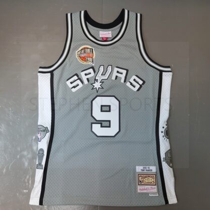 Mitchell & Ness NBA San Antonio Spurs HOF Tony Parker Swingman Jersey