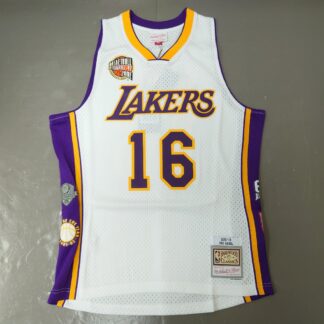 Mitchell & Ness NBA Los Angeles Lakers HOF Pau Gasol Swingman Jersey